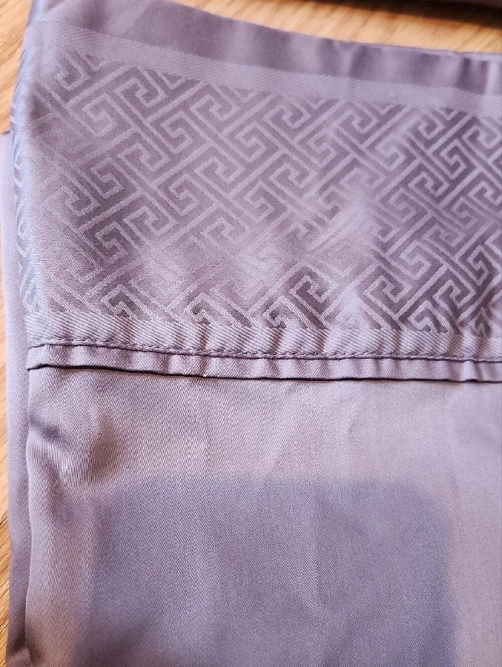 Charisma Mauve Purple Pillow Shams with Satin Sheen